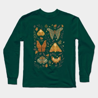 Autumn Moths Long Sleeve T-Shirt
